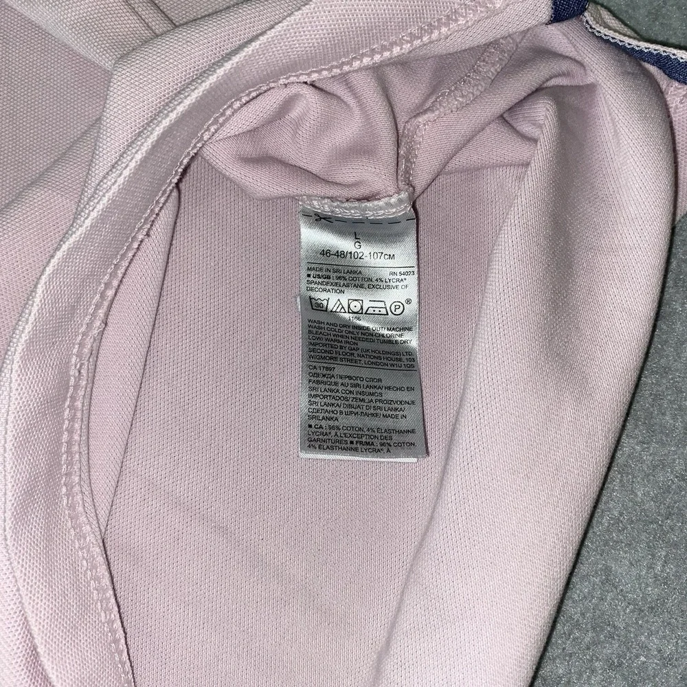 Banana Republic Polo Shirt Mens L Pink‎ Elephant Logo Pique Cotton Blend Preppy